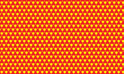 Abstract vector background with colorful seamless pattern of dots and shapes