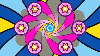 Shimmering Subconscious Paths – Overlapping Abstract Vector Fragments of AI Thought.