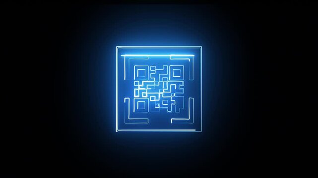 QR Code Scan Mobile Payment Digital Technology Online Access Barcode Reader