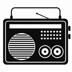 retro radio icon