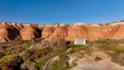 Maslin Beach, South Australia: Aerial Drone Views Capturing Sandstone Cliffs, Close-Up of Layered Rock Formations and Native Vegetation Along the Fleurieu Peninsula Scenic Coastline