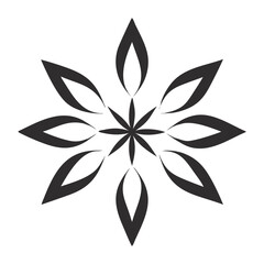 Flower icon set vector