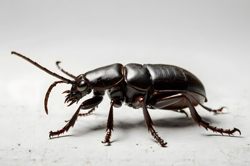 Realistic Stag Beetle Detailed Macro Photography