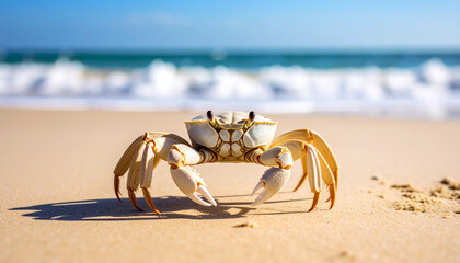 Generated image ghost crab animal sea nature