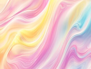 Pastel Color Abstract Flow Background Transitioning From Lemon