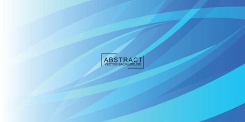 Abstract light blue curve background