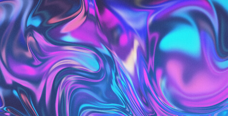 4K Beautiful color gradient background with noise. Abstract pastel holographic blurred grainy gradient banner background texture Colorful digital grain soft noise effect Nostalgia, vintage, retro