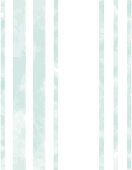 グリーンの水彩の縦縞背景イラスト　Adobe Illustrator Artwork