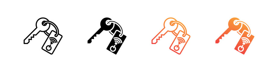 Smart Key Multiple Style Icon Set Collection 