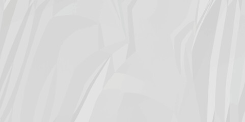 White crumpled and creased paper abstract texture background. panorama grunge wrinkly paper texture background, crumpled pattern texture.3d crumpled white paper texture.
