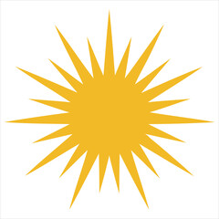 Sun Silhouette Clipart for Summer Vibes and Bright Designs

