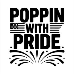 Happy 4th of July silhouette vector. Happy Fourth of July. Independence day of the United States silhouette vector illustration.