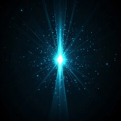 Fototapeta premium light glow effect on black background