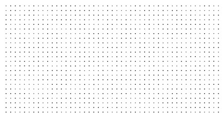 Seamless minimal black dotted grid pattern on isolated white background perfect for modern design, digital projects, abstract art, and creative templates vector illustration