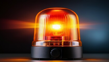 a flashing siren light emitting bright bursts typically used for emergency situations or to grab attention in urgent scenarios ideal for highlighting alerts or danger
