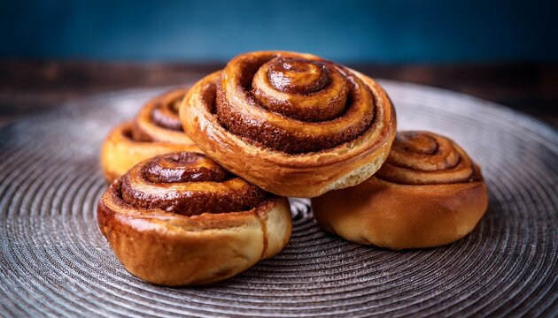 cinnamon roll and butter bun bakery delights