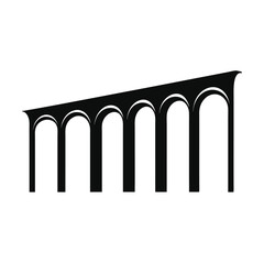 Ancient Greek columns isolated, architectural landmarks of old Roman stone construction