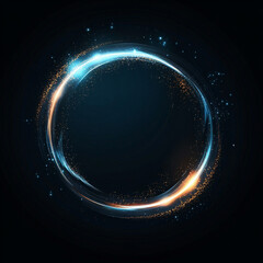 Fototapeta premium light glow effect on black background