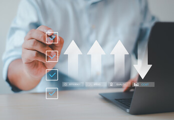 Strategic management planning, cost management and quality efficiency, improvement concepts,...