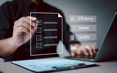 Strategic management planning, cost management and quality efficiency, improvement concepts,...