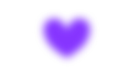 Soft Violet Heart: A Gentle, Blurred Symbol of Love and Affection, radiating warmth and tenderness with an ethereal, dreamlike glow.

