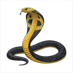 King cobra vector The Serpent King