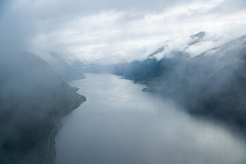 Beautiful fjord in Norway