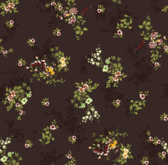 seamless pattern with flowers