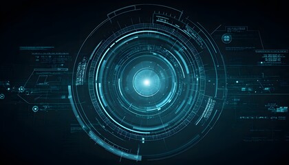 Obraz premium Data Technology Background. copy space