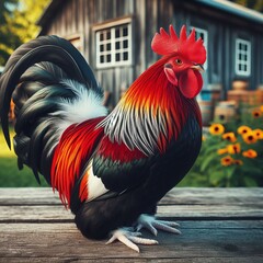 Cubalaya Chicken Confident upright stance