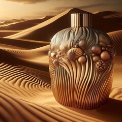 Desert Mirage of desert landscapes