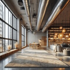 Details Use large windows for natural light exposed ductwork and