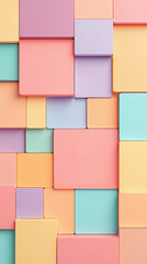 Pastel Colored Blocks Abstract Background Texture