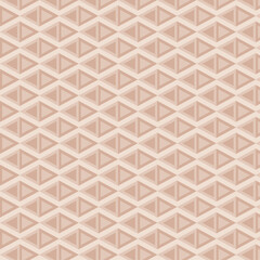 Geometric Triangle Pattern Seamless Background in Beige Tones