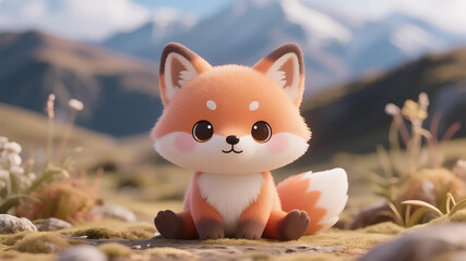 cute cartoon fox