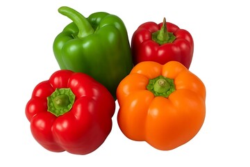 4 capsicum in different colours