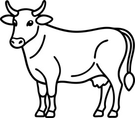 goat vinyl ready vector illustration