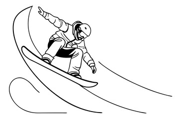 Extreme Snowboarding Action Design