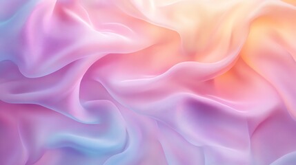 Obraz premium A soft pastel abstract gradient background featuring smooth transitions and a dreamy atmosphere, perfect for elegant designs.