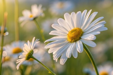 Fototapeta premium daisies in the garden