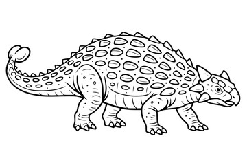 Ankylosaurus Vector Art