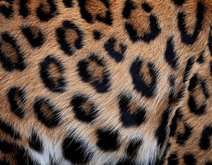 leopard fur texture close up