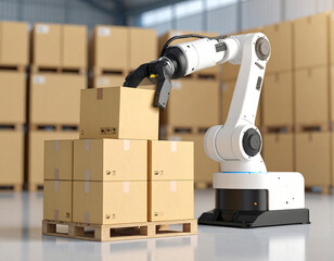 ロボットによる物流の自動化