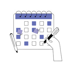 vector illustration of a tablet pc with a text