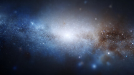 Mysterious pulsating cosmic object in a starry galaxy, revealing the wonders of astronomical discovery