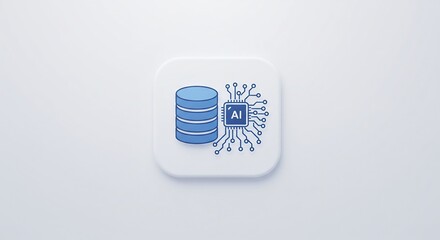 Pixel Art Database and AI Chip App Icon