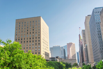 Baltimore maryland summer cityscape and modern skyline