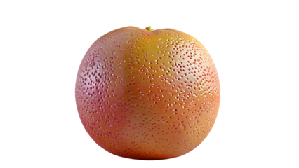 Vibrant orange fruit with pinkish hue symbolizing energy and warmth in human psychology on a transparent background