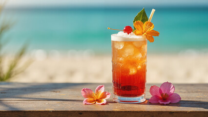 cocktail on the beach