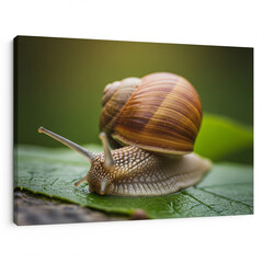 snail on a leaf